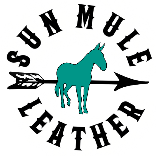 Mule hats, phone holsters and other small leather goods that make great gifts for mule riders.