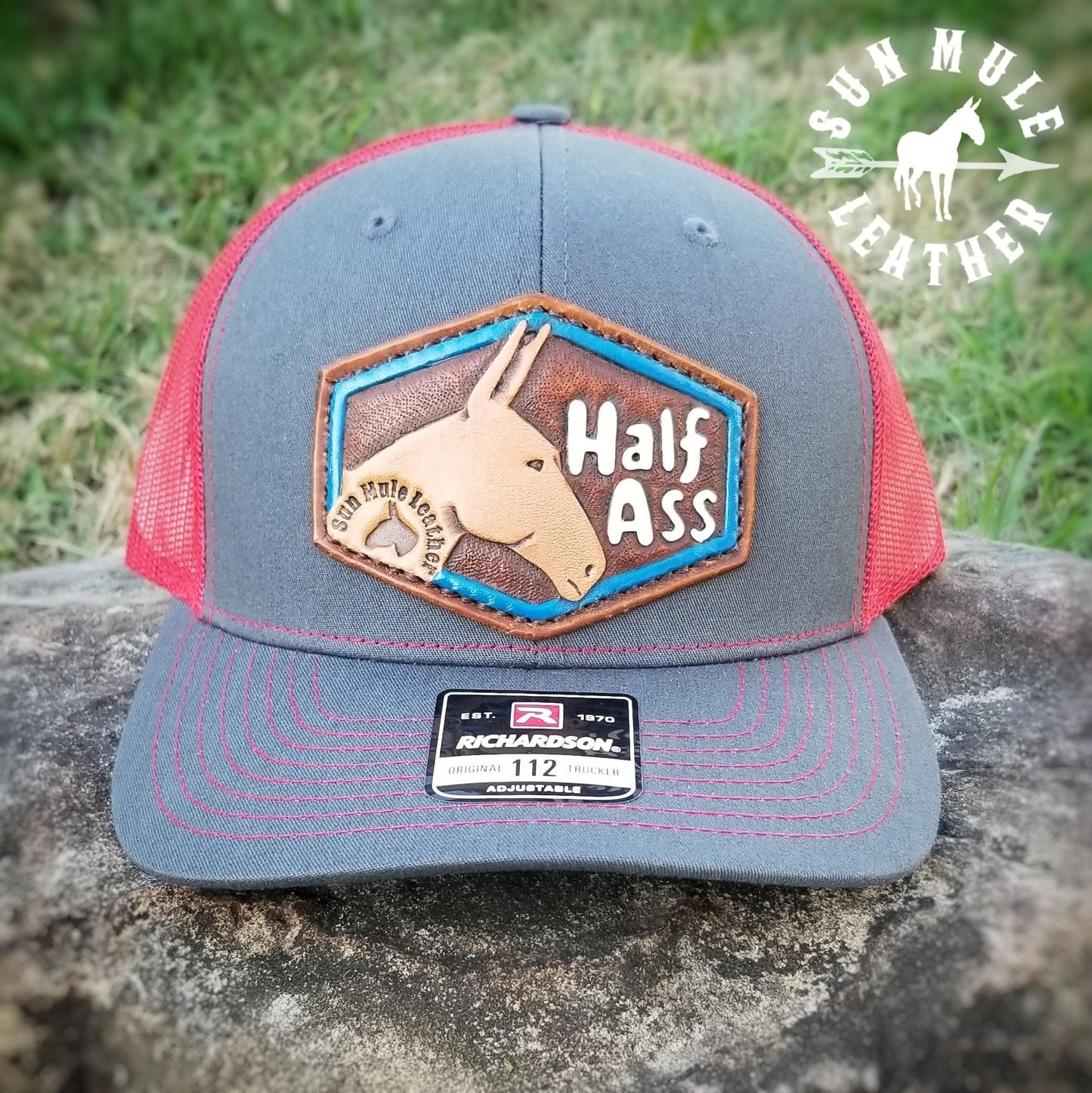 Half Ass Mule Hat -Richardson 112 Red