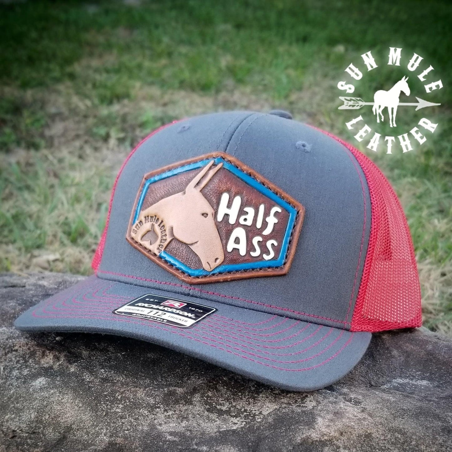 Half Ass Mule Hat -Richardson 112 Red